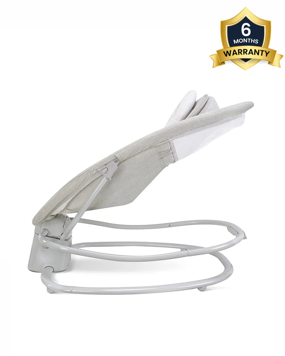 Mastela Deluxe 4 in 1 Swing & Rocker-15 Melodies-Backrest with Full Recline-For 0 to 36M (Upto 9 Kg)-Grey