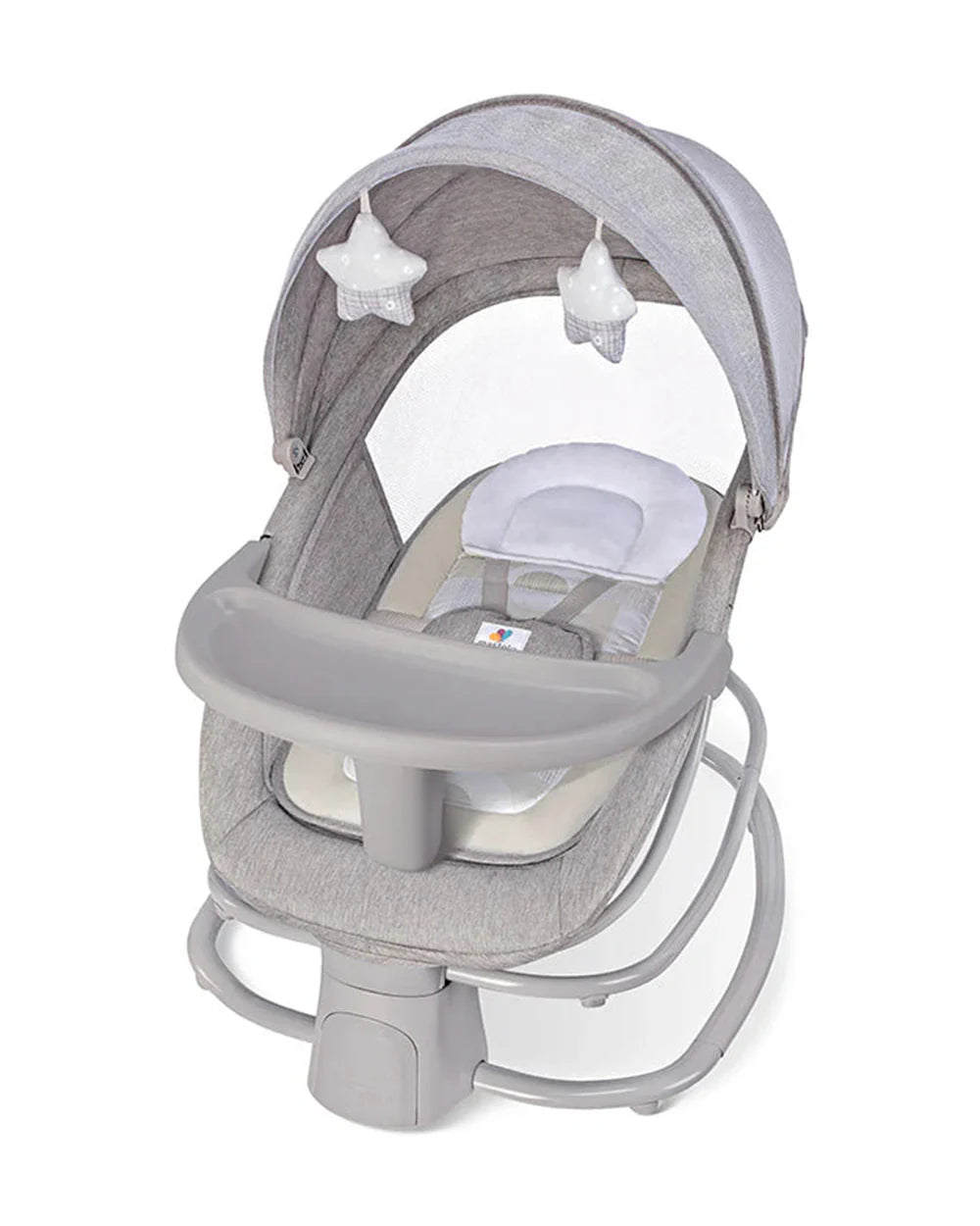 Mastela Deluxe 4 in 1 Swing & Rocker-15 Melodies-Backrest with Full Recline-For 0 to 36M (Upto 9 Kg)-Pink