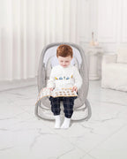 Mastela Deluxe 4 in 1 Swing & Rocker-15 Melodies-Backrest with Full Recline-For 0 to 36M (Upto 9 Kg)-Pink