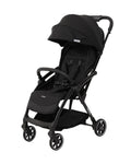 Leclerc Magic Fold Plus Cabin Friendly Stroller-Flat Reclining Seat-One Touch Fold-2 Year Warranty-for 6M to 5Y (Upto 22Kg)-Black