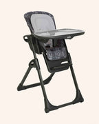 Joie Mimzy Recline High Chair-5 Position Recline-7 Height Positions-2 Years Warranty-Upto 15 Kg-ABC Charcoal