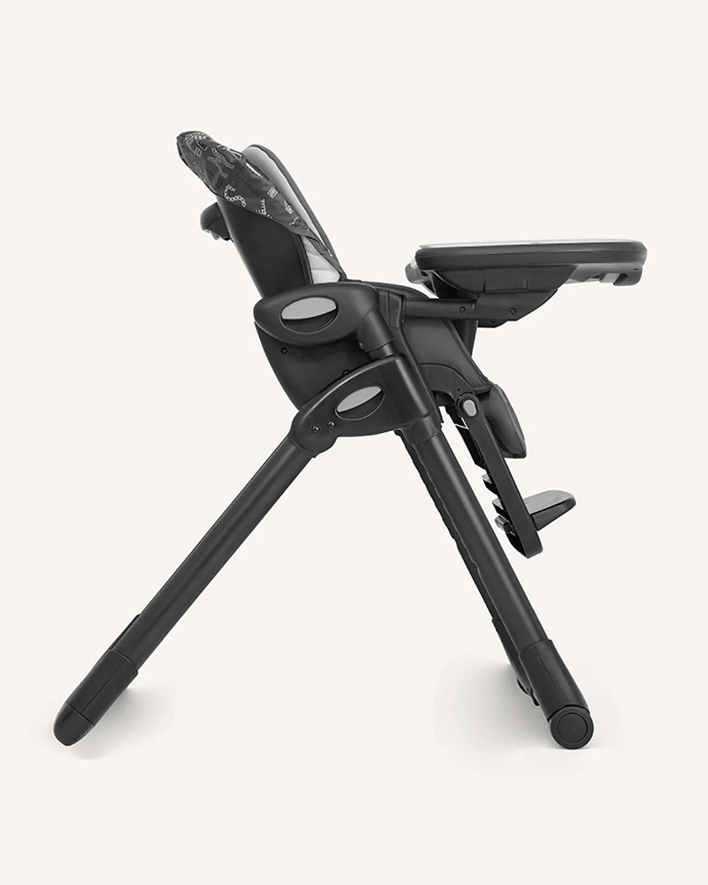 Joie Mimzy Recline High Chair-5 Position Recline-7 Height Positions-2 Years Warranty-Upto 15 Kg-ABC Charcoal