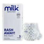 MILK™ Baby Diaper Flexi Tape , Size S - 48 Pcs, 4 To 8 KG