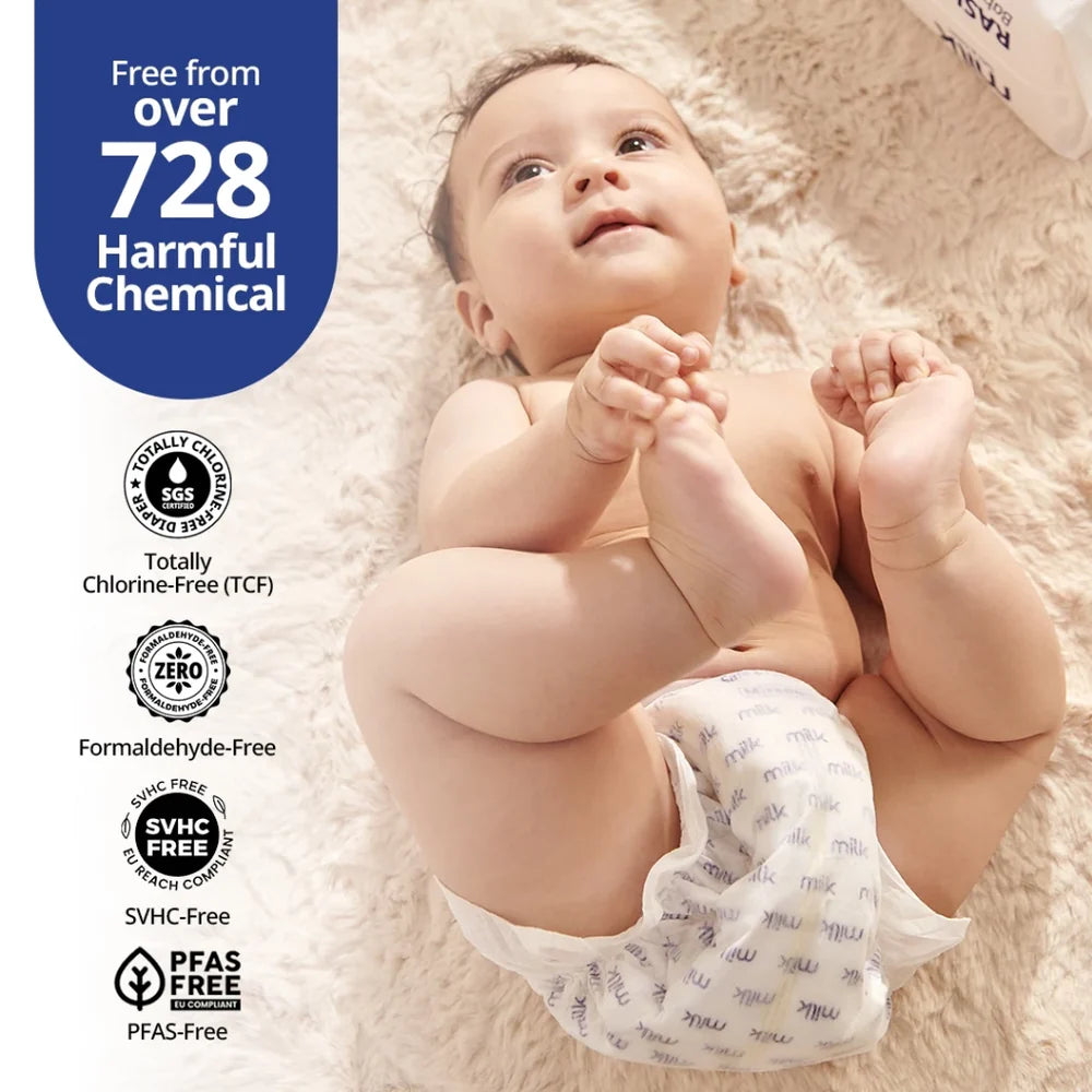 MILK™ Baby Diaper Flexi Tape , Size M - 42 Pcs, 6 To 11 KG