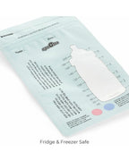 Spectra Breast Milk Storage Bags-With Temperature Indicator & Measuring Scale-Pre Sterilized-Double Lined-Zip Top Seal-200 ml-Pack of 30