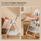 R For Rabbit High Chair Marshmallow Abstract Peach