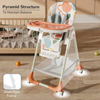 R For Rabbit High Chair Marshmallow Abstract Peach