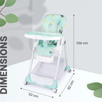 R For Rabbit High Chair Marshmallow Candy Blue