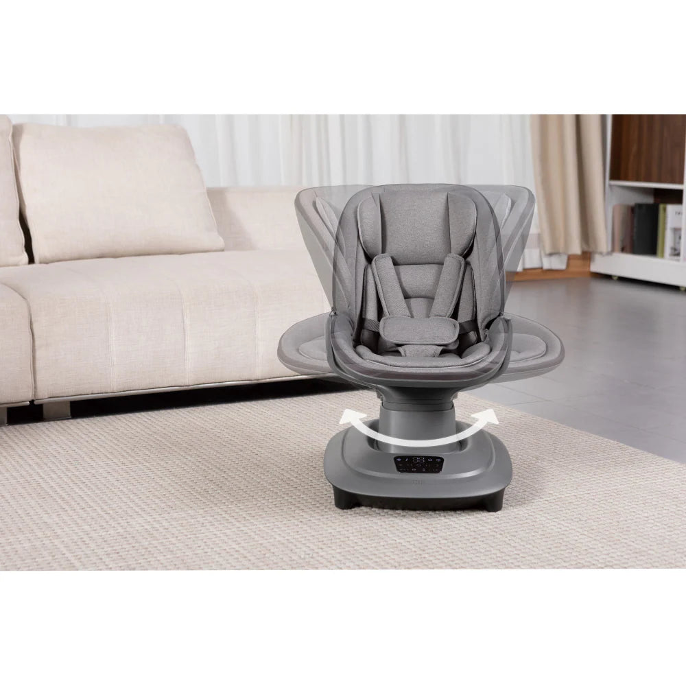 Mastela Deluxe Multi-Motion Baby Cradle Birth+ to 36M Dark Grey
