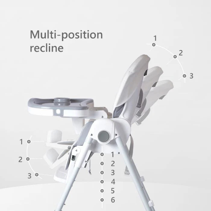 R For Rabbit High Chair Marshmallow Lite Grey