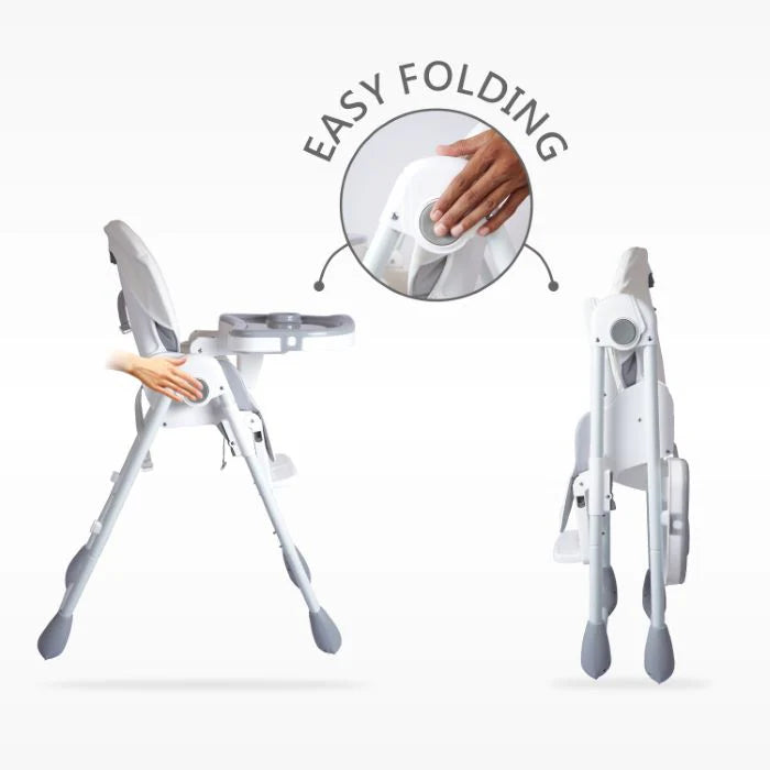R For Rabbit High Chair Marshmallow Lite Grey