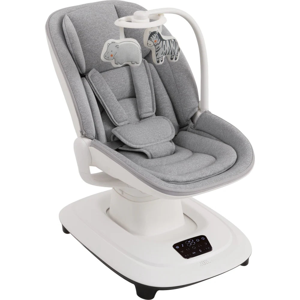 Mastela Deluxe Multi-Motion Baby Cradle Birth+ to 36M Grey