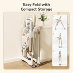 R For Rabbit Marshmallow Smart High Chair For Kids 2-in-1 Abstract Beige