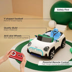 EMotorad Formula Fun MINI Cooper Aceman Ride-On Car for Kids – Battery Operated with Remote Control-Blue
