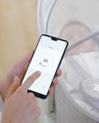 Mastela 4 in 1 Swing & Bassinet-12 Melodies-Adjustable Backrest-5 Points Harness-Breathable Mesh Sides & Soft Headrest-For 0 to 36M (Upto 9 Kg)-Light Grey