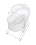 Mastela 4 in 1 Swing & Bassinet-12 Melodies-Adjustable Backrest-5 Points Harness-Breathable Mesh Sides & Soft Headrest-For 0 to 36M (Upto 15 Kg)-White