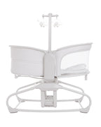 Mastela 4 in 1 Swing & Bassinet-12 Melodies-Adjustable Backrest-5 Points Harness-Breathable Mesh Sides & Soft Headrest-For 0 to 36M (Upto 15 Kg)-White