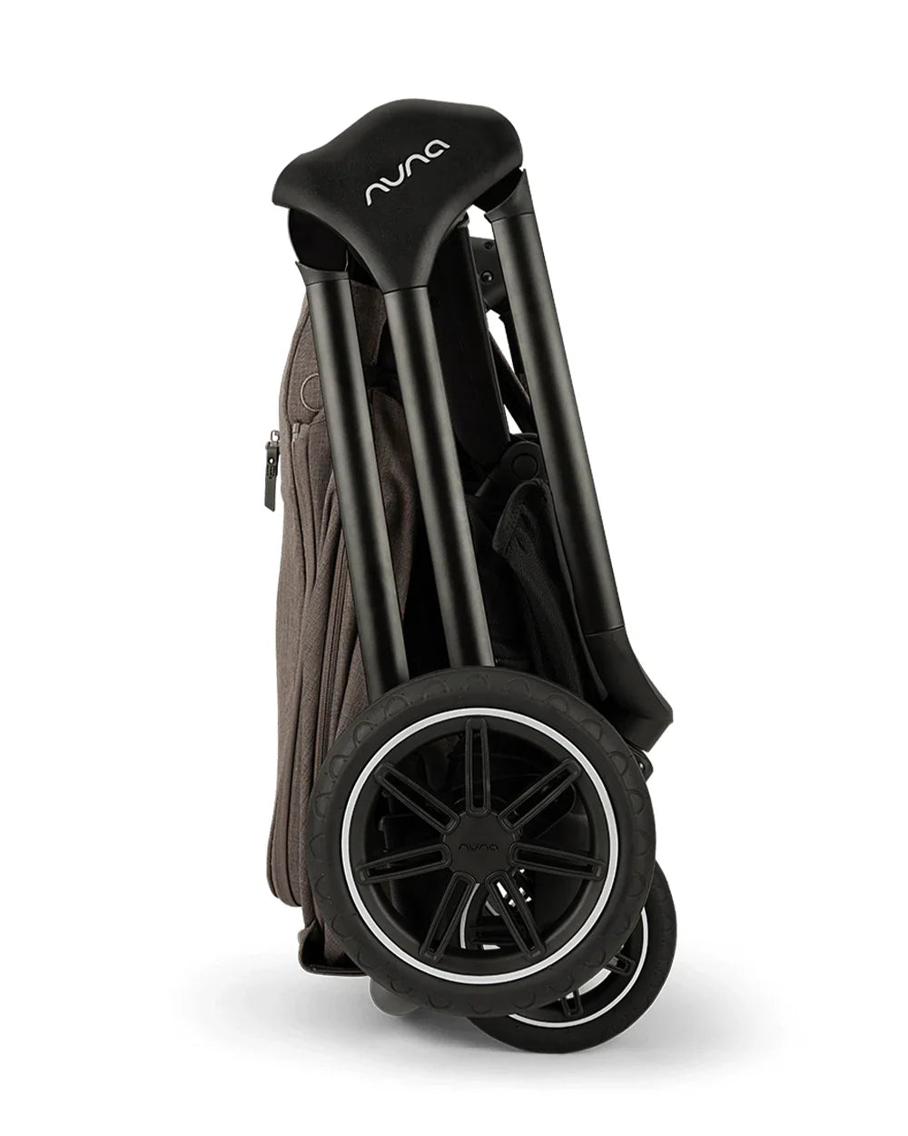 Nuna TRIV Next Stroller- Rain Cover & Post Adaptors-Reversible Seat-One Hand Fold-Pram for 0 to 4Y (Upto 22Kg)-Chestnut