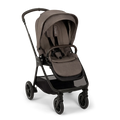 Nuna TRIV Next Stroller- Rain Cover & Post Adaptors-Reversible Seat-One Hand Fold-Pram for 0 to 4Y (Upto 22Kg)-Chestnut