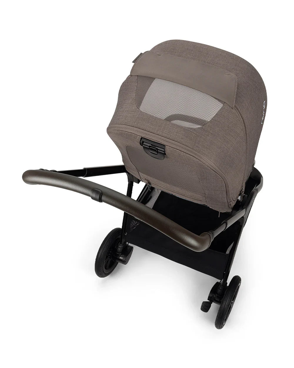Nuna TRIV Next Stroller- Rain Cover & Post Adaptors-Reversible Seat-One Hand Fold-Pram for 0 to 4Y (Upto 22Kg)-Chestnut