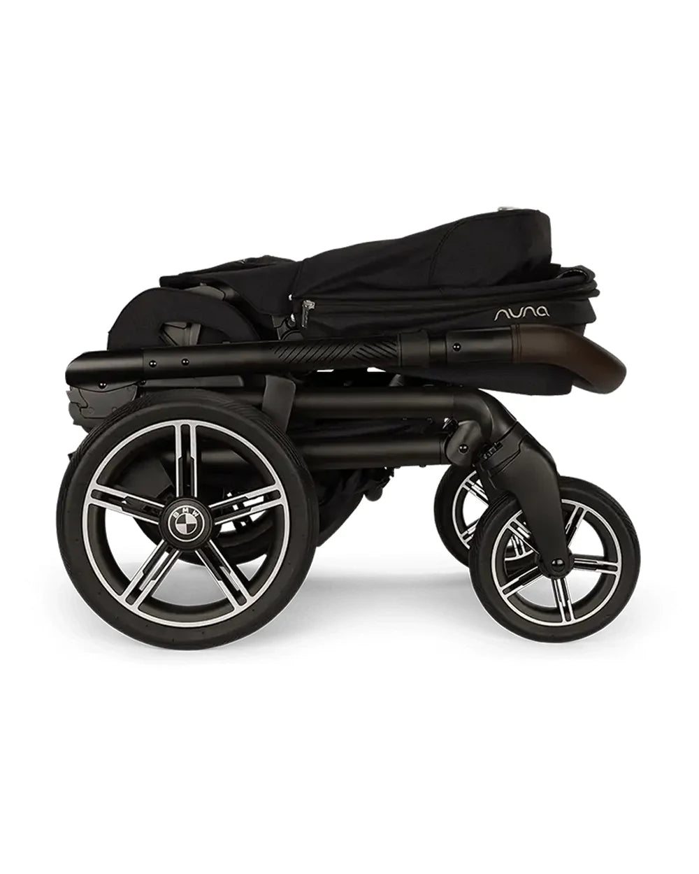 Nuna MIXX Next BMW Collection Stroller-With Cup Holder-Metal BMW Badge On Window Flap-Exclusvie Wheels With BMW Trinity Pattern-2 Years Warranty-Pram for 0 to 4Y (Upto 22 Kg)-Element