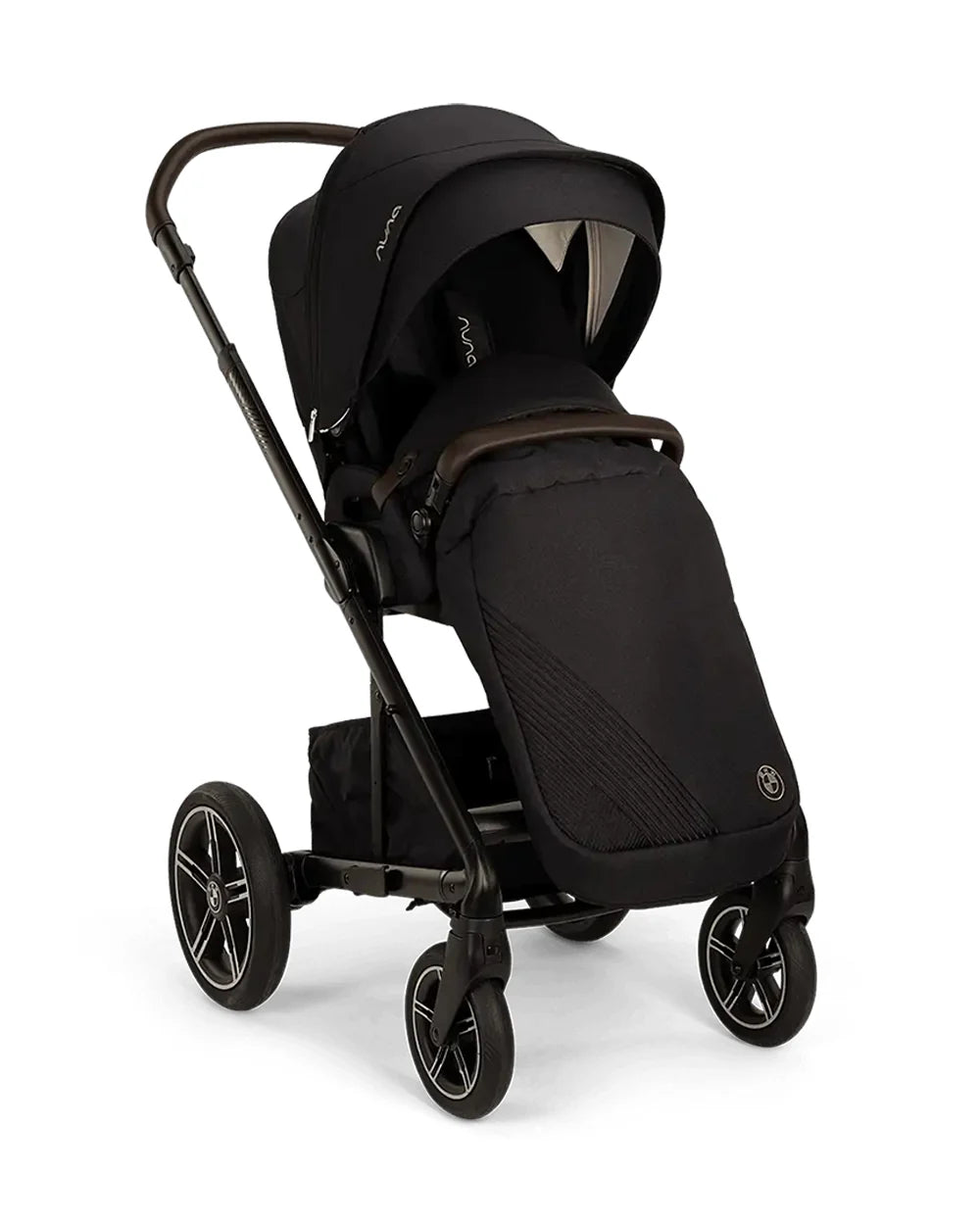 Nuna MIXX Next BMW Collection Stroller-With Cup Holder-Metal BMW Badge On Window Flap-Exclusvie Wheels With BMW Trinity Pattern-2 Years Warranty-Pram for 0 to 4Y (Upto 22 Kg)-Element