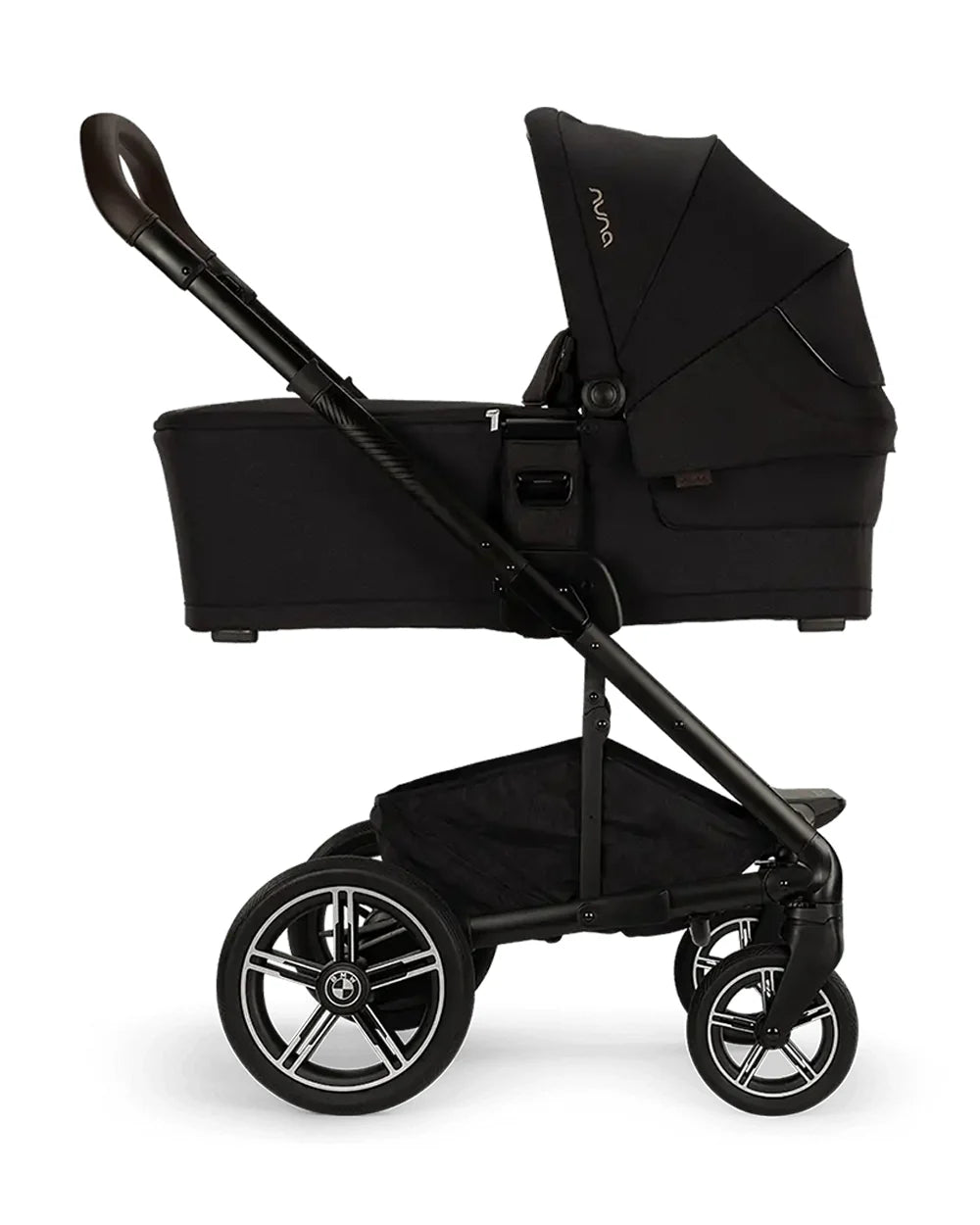 Nuna MIXX Next BMW Collection Stroller-With Cup Holder-Metal BMW Badge On Window Flap-Exclusvie Wheels With BMW Trinity Pattern-2 Years Warranty-Pram for 0 to 4Y (Upto 22 Kg)-Element