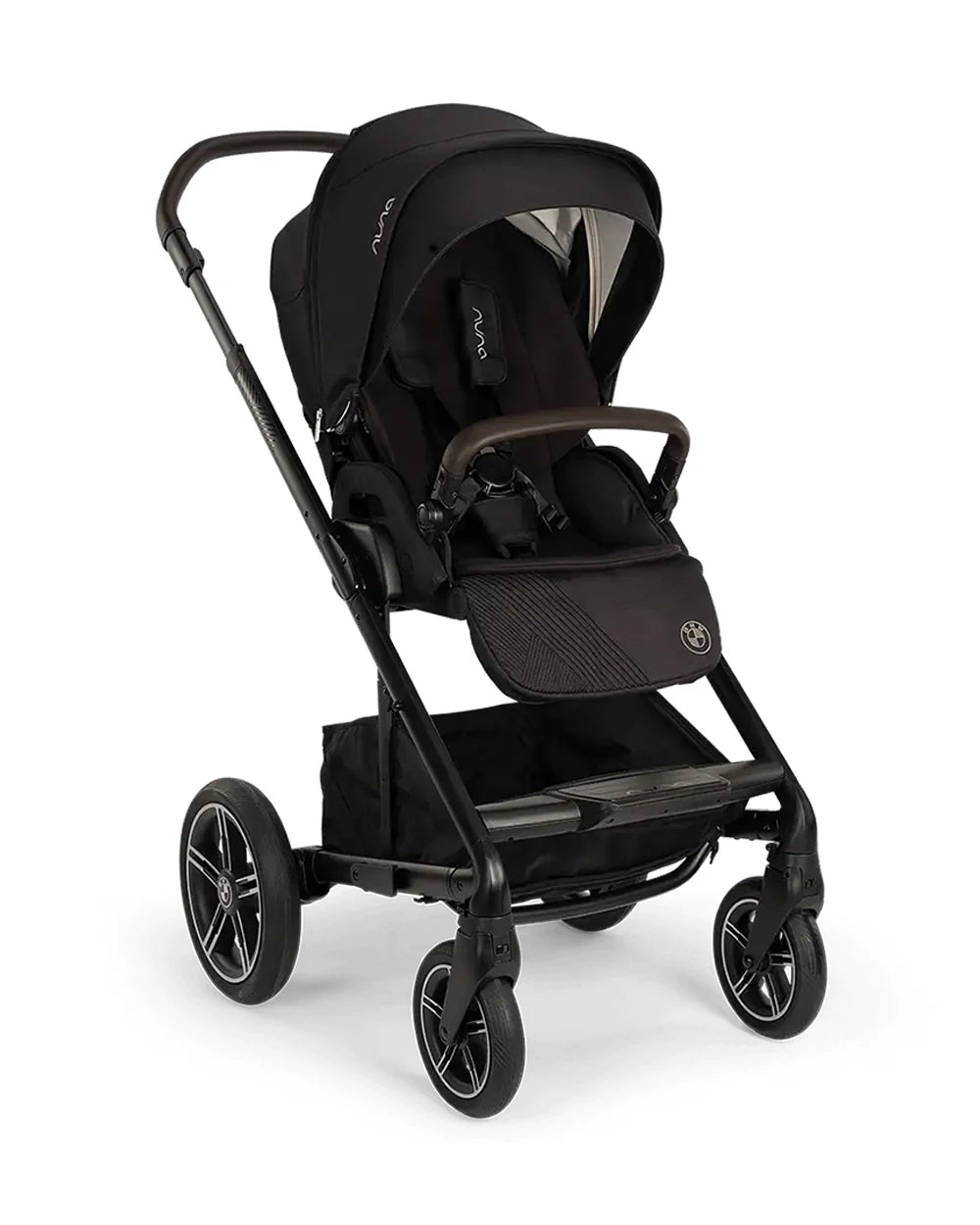 Nuna MIXX Next BMW Collection Stroller-With Cup Holder-Metal BMW Badge On Window Flap-Exclusvie Wheels With BMW Trinity Pattern-2 Years Warranty-Pram for 0 to 4Y (Upto 22 Kg)-Element