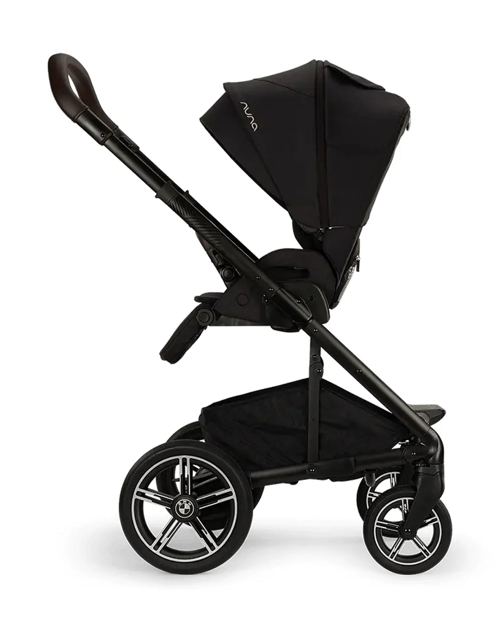 Nuna MIXX Next BMW Collection Stroller-With Cup Holder-Metal BMW Badge On Window Flap-Exclusvie Wheels With BMW Trinity Pattern-2 Years Warranty-Pram for 0 to 4Y (Upto 22 Kg)-Element