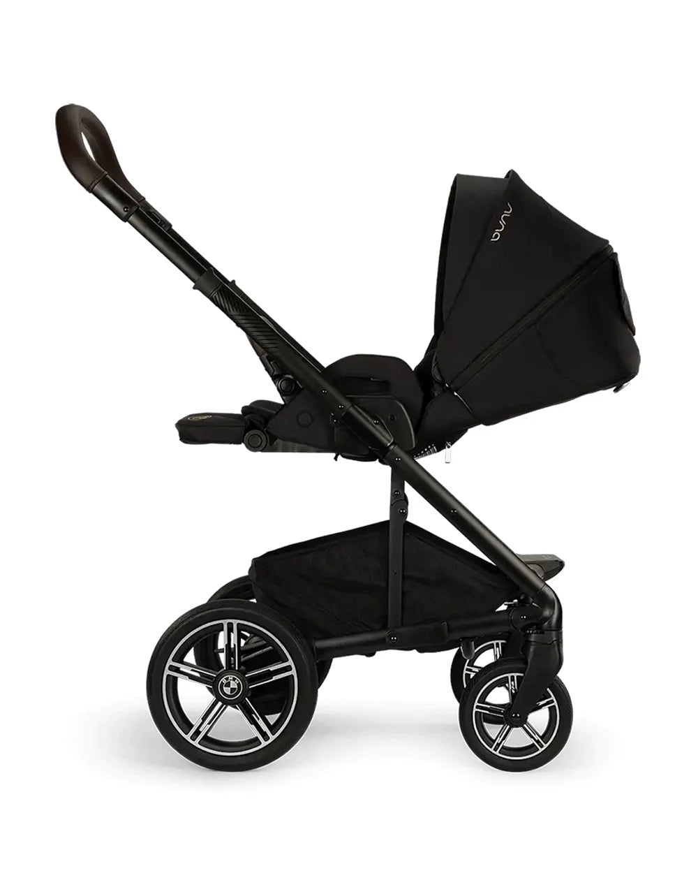 Nuna MIXX Next BMW Collection Stroller-With Cup Holder-Metal BMW Badge On Window Flap-Exclusvie Wheels With BMW Trinity Pattern-2 Years Warranty-Pram for 0 to 4Y (Upto 22 Kg)-Element