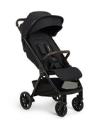 Nuna TRVL URBN Cabin Friendly Stroller-2026 Edition-One Hand Fold-Flat Reclining Seat-Travel System Compatible-10 kg Storage Basket-Includes Travel Bag & Rain Cover-2 Years Warranty-For 0 to 4Y (Upto 22 kg)-Caviar