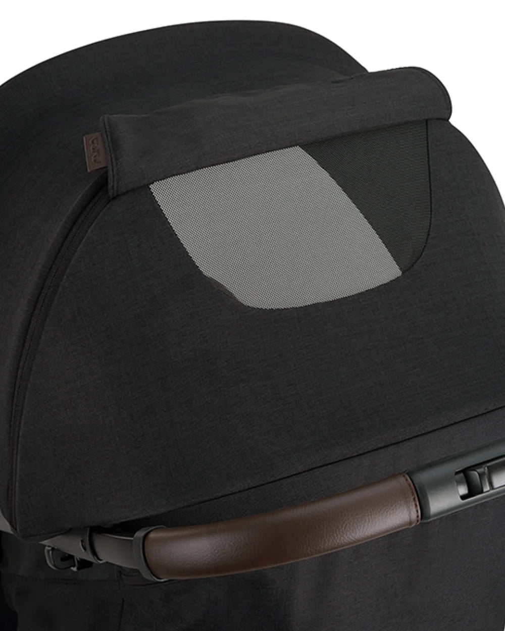 Nuna TRVL URBN Cabin Friendly Stroller-2026 Edition-One Hand Fold-Flat Reclining Seat-Travel System Compatible-10 kg Storage Basket-Includes Travel Bag & Rain Cover-2 Years Warranty-For 0 to 4Y (Upto 22 kg)-Caviar