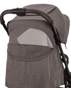 Nuna TRVL URBN Cabin Friendly Stroller-2026 Edition-One Hand Fold-Flat Reclining Seat-Travel System Compatible-10 kg Storage Basket-Includes Travel Bag & Rain Cover-2 Years Warranty-For 0 to 4Y (Upto 22 kg)-Chestnut