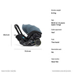 Doona X Infant Car Seat & Stroller -Ocean Blue