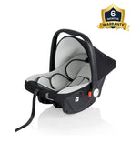 R for Rabbit Picaboo-Baby Carry Cot Cum Car Seat-Rear Facing-Convertible to Rocker-For 0 to 15M (Upto 13Kg)-Black Grey