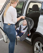 R for Rabbit Picaboo-Baby Carry Cot Cum Car Seat-Rear Facing-Convertible to Rocker-For 0 to 15M (Upto 13Kg)-Black Grey