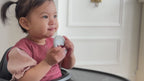 ezpz Mini Feeding Set – 100% Food-Grade Silicone Suction Plate, Spoon & Fork, Baby & Toddler Self-Feeding, Highchair & Table Use, Microwave Safe, 12 Months+ GREY