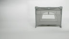 Joie Kubbie Sleep Bedside Crib & Travel Cot-With Removable Mattress-Compact Fold-Includes Travel Bag-Foggy Grey-For 0 to 36M