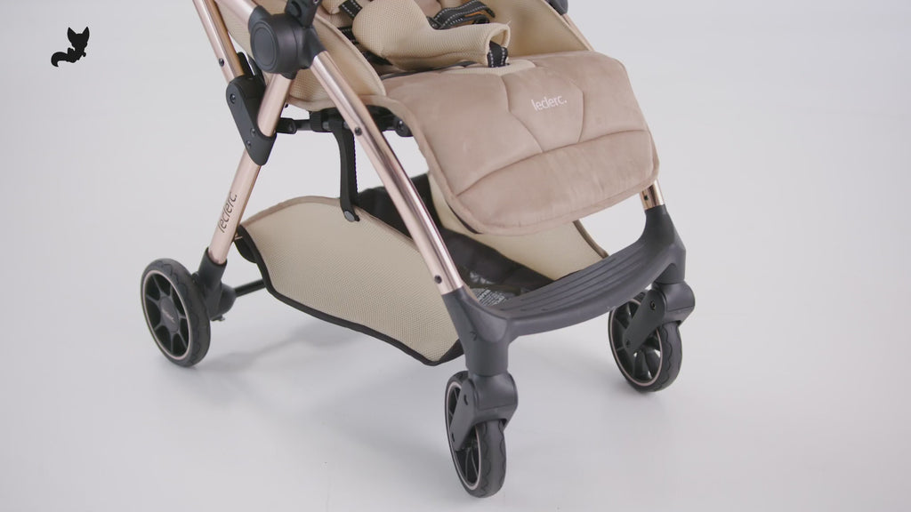 Leclerc Hexagon Cabin Friendly Stroller-One Touch Fold-2 Years Warranty-For 6M to 5Y (Upto 22Kg)-Monte Carlo