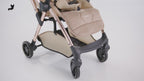 Leclerc Hexagon Cabin Friendly Stroller-One Touch Fold-2 Years Warranty-For 6M to 5Y (Upto 22Kg)-Monte Carlo
