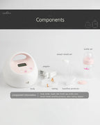 Spectra S2 Plus™ Premier Double Electric Breast Pump-With Hospital Grade Adjustable Suction (270 mmHg)-Versatile Single or Double Pumping-Simulates Natural Suckling-Advance Massage and Expression Modes-Milk Expression Pump