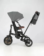 Qplay Comfo Max 7-in-1 Trike-Height Adjustable Parent Handle Bar-360 Degrees Rotating Seat-Adjustable Backrest-Foldable Frame-With Detachable Backpack-For 10M to 6Y (Upto 25 Kg)-Grey