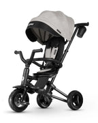 Qplay Nova Niello 6 in 1 Trike-Easy Compact Fold-Height Adjustable Parent Handle Bar-360 Degrees Rotating Seat-Adjustable Backrest-5 Point Harness-Includes Cup Holder-For 10 to 6Y (Upto 25 Kg)-Grey