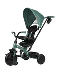Qplay Elite Platinum 6 in 1 Trike-Height Adjustable Parent Handle Bar-360 Degrees Rotating Seat-5 Point Harness-For 10M to 6Y (Upto 25 Kg)-Green