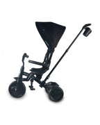 Qplay Elite Platinum 6 in 1 Trike-Height Adjustable Parent Handle Bar-360 Degrees Rotating Seat-5 Point Harness-For 10M to 6Y (Upto 25 Kg)-Black