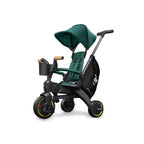 Doona™ Liki Trike S5 - Premium Foldable Trike for Toddlers, Kids/Baby Tricycle Stroller with Cushion Seat, UPF 50+ Sun Protection & Harness, Parental Control, Ages 10 Months to 3 Years-Racing Green