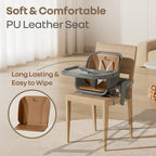 R For Rabbit 3 in 1 Walnut High Chair - Dark Grey