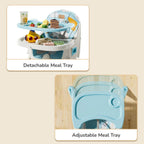 R For Rabbit High Chair Sugar Doodle Plus Lake Blue