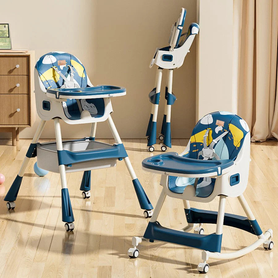 R For Rabbit High Chair Sugar Doodle Plus Indigo Dye