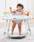 Skip Hop Explore & More 3 Stage Activity Center-Musical Light-Up Piano With 3 Modes-360 Degree Rotating Seat-Learning & Educational Toys-4M+Silver Lining Cloud